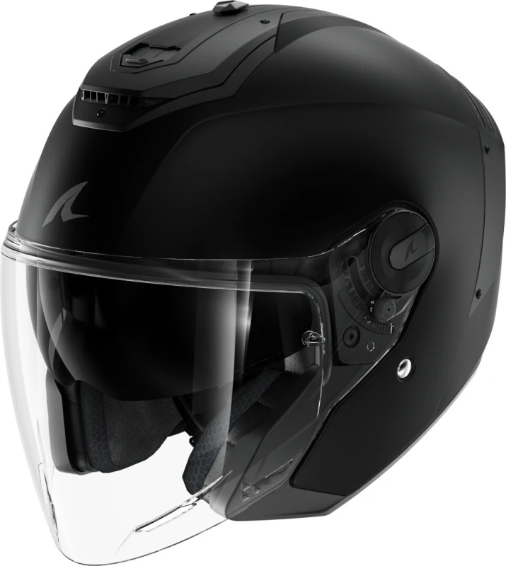 Image of Shark RS Jet Blank Jet Helmet, black, Size 2XL for Men