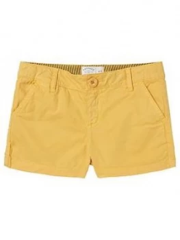 Image of Fat Face Girls Alice Chino Shorts - Yellow