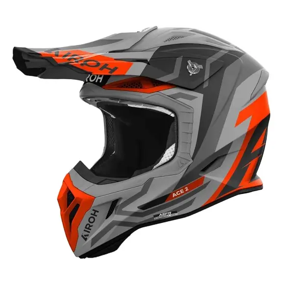 Image of Airoh Aviator Ace 2 Ground Orange Matt Offroad Helmet Size M