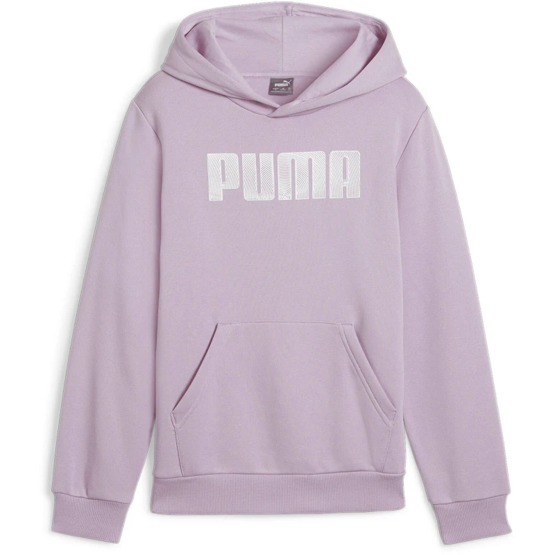 Image of Puma Mass Merchants Hoodie Fl B Hoody Unisex Kids - Pink Pink 7 - 8 Years