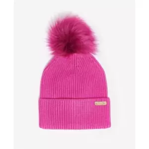 Image of Barbour International Mallory Pom Beanie - Pink