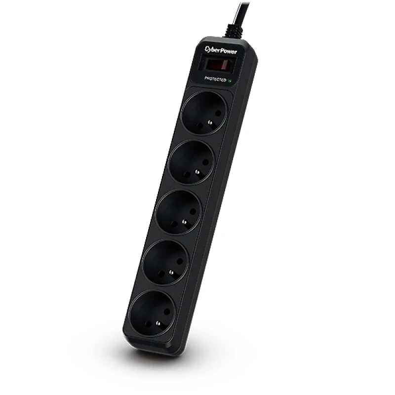 Image of CyberPower Tracer III B0520SC0-FR surge protector Black 5 AC outlet(s)