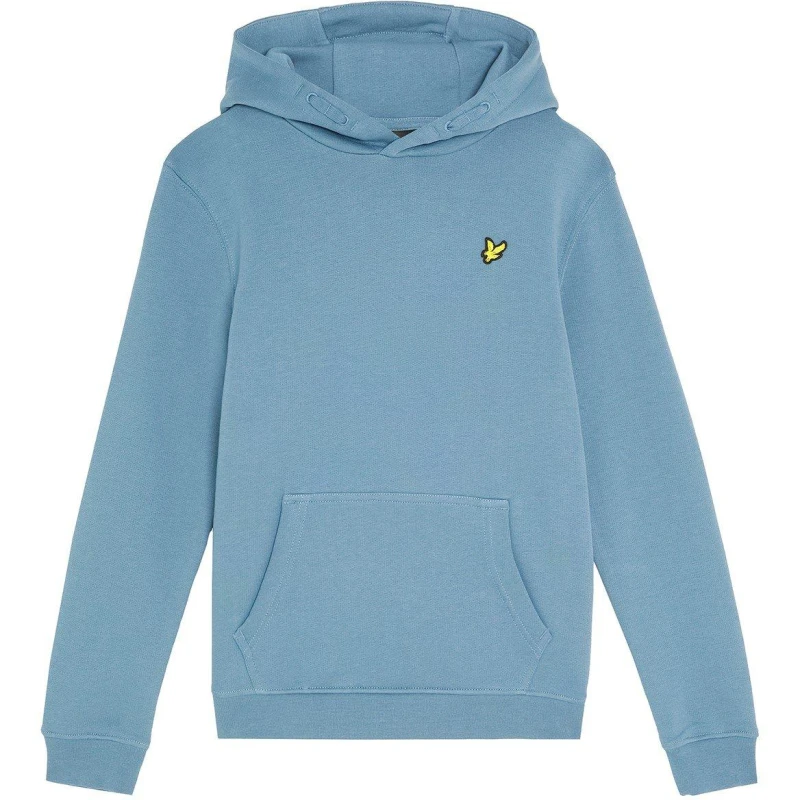 Image of Lyle and Scott Classic Hoodie Juniors Ocean Sky X861 unisex 8-9Y