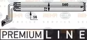 Image of x1 Behr Heat Exchanger 8MO376726-281 Genuine replacement part for Car Made in FR