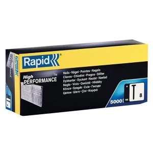 Image of Rapid No. 8 Brad Nails 18Ga 30mm (Box 5000)