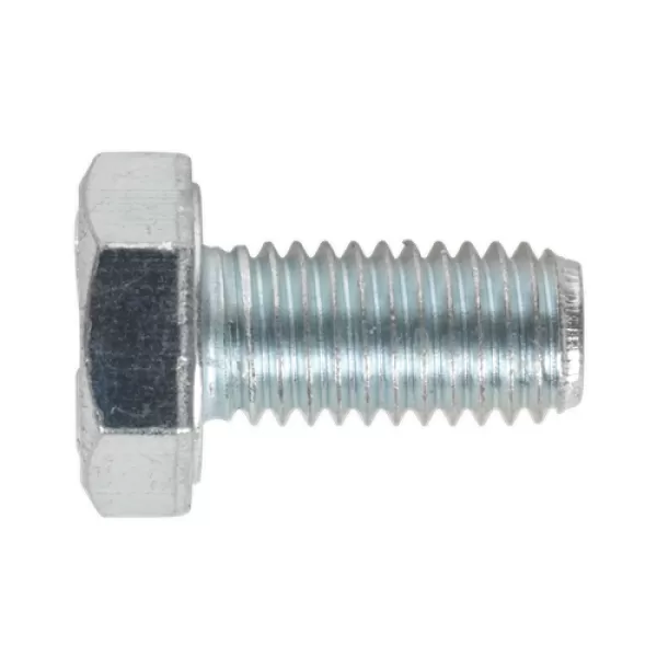 Image of Genuine SEALEY SS1020 HT Setscrew M10 x 20mm 8.8 Zinc DIN 933 Pack of 25