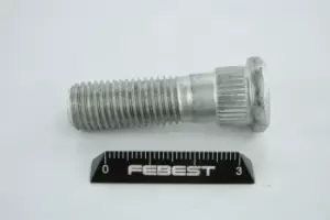 Image of FEBEST Wheel Stud 0484-001 PEUGEOT,CITROEN,MITSUBISHI,4007 (VU_, VV_),4008 SUV,iOn Schragheck,C-CROSSER (EP_),C4 AIRCROSS,C-CROSSER ENTERPRISE
