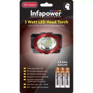 Image of Infapower 3 Watt LED Head Torch