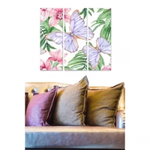 Image of MDF296949059 Multicolor Decorative MDF Painting (3 Pieces)