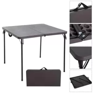 Image of Outsunny Portable Wood Effect Camping Table