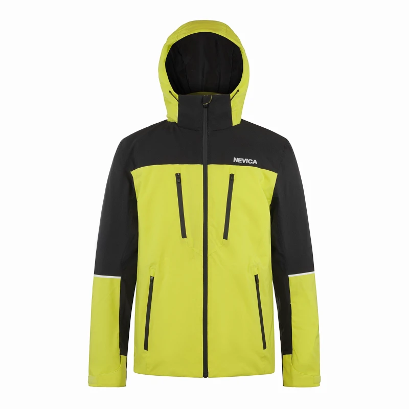 Image of Nevica Mens Meribel Waterproof Windproof Ski Jacket Lime male S