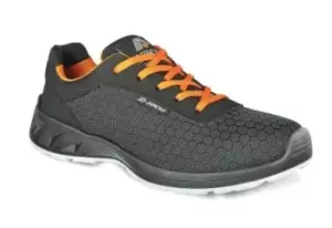 Image of AIMONT DIAMONT METAL FREE Unisex Black/Grey Toe Capped Safety Trainers, UK 11, EU 46