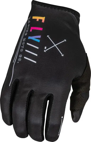 Image of Fly Racing MX Gloves Lite S.E Avenger Black Sunset Size L