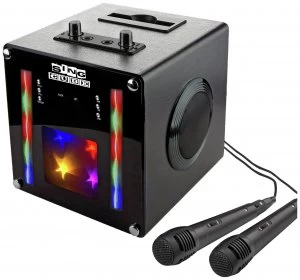 Image of RockJam SingCube Bluetooth Karaoke Machine - Black