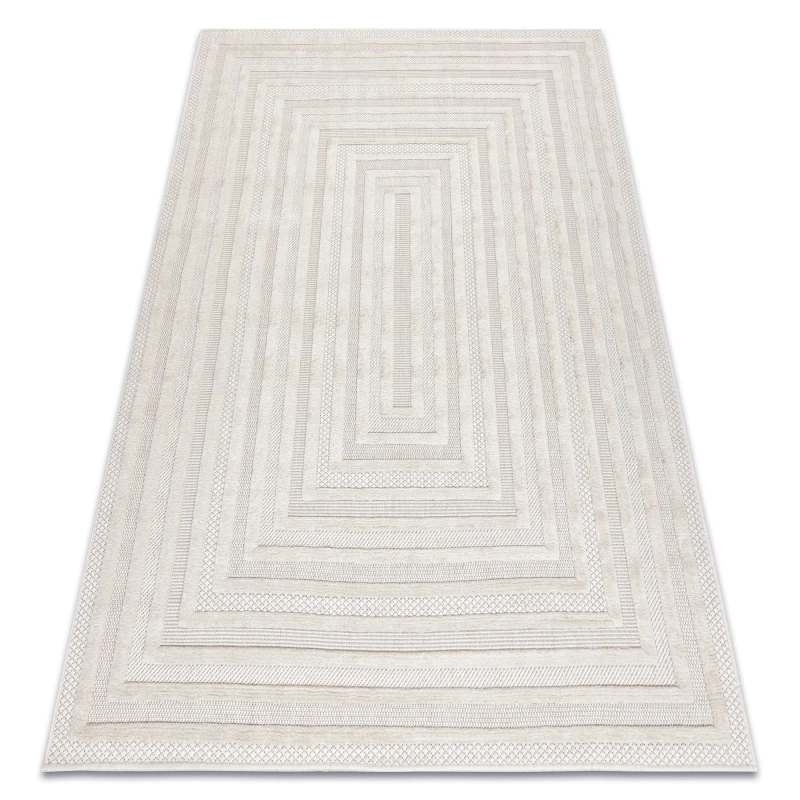 Image of RugsX Carpet Santo Sisal 0999 Geometric White 180X270 Cm