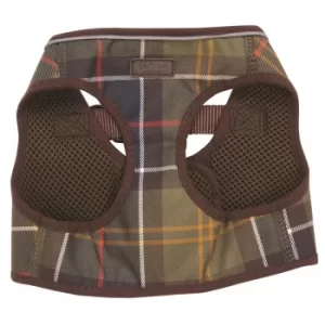 Image of Barbour Tartan Step In Dog Harness Classic Tartan Medium