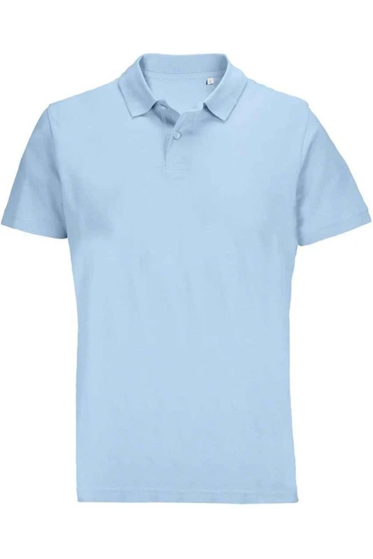 Image of SOL'S Pulse Pique Polo Shirt in Blue Size: Small Blue Unisex S
