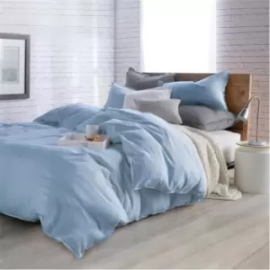 Image of DKNY Comfy Cotton Duvet Cover - Blue