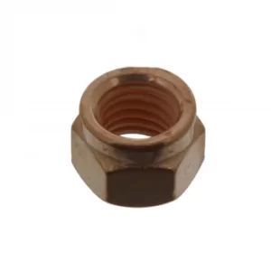 Image of M10x1.5 Nut for lock plate to exhaust manifold 39064 Copper by Febi Bilstein