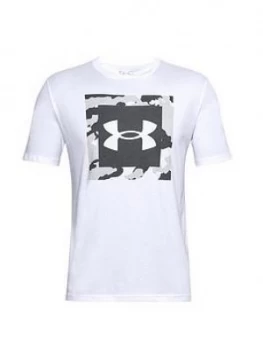 Image of Urban Armor Gear Camo Box Logo T-Shirt - White