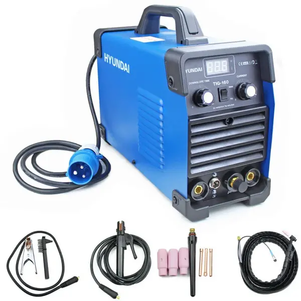 Image of 160 amp TIG/MMA/ARC Inverter Welder; 230V Single Phase HYTIG160 - Hyundai