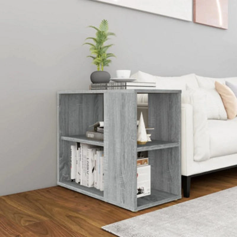 Image of Vidaxl Side Cabinet Grey Sonoma 60X30X50 Cm Engineered Wood, Grey 815814