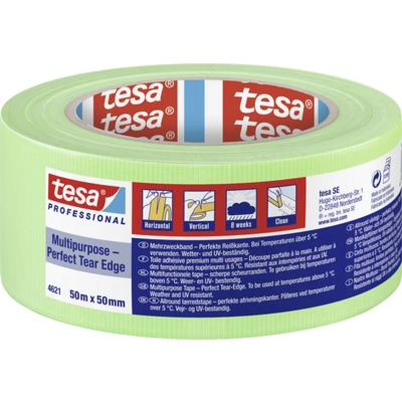 Image of Tesa tesa MULTIPURPOSE 04621-00014-00 Plastering tape tesa Professional Light green (L x W) 50 m x 50 mm 04621-00014-00