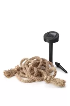 Image of Solar LED Outdoor Garden Hemp Rope Light