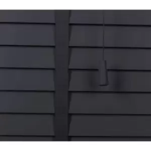 Image of Little Black Book 50Mm Wood Venetian Blind Slate 130X160Cm