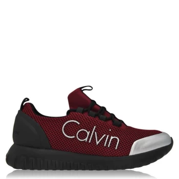 Image of Calvin Klein Jeans Reika Womens Trainers - Red