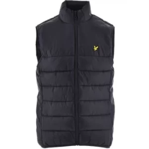 Image of Lyle and Scott Navy Wadded Gilet