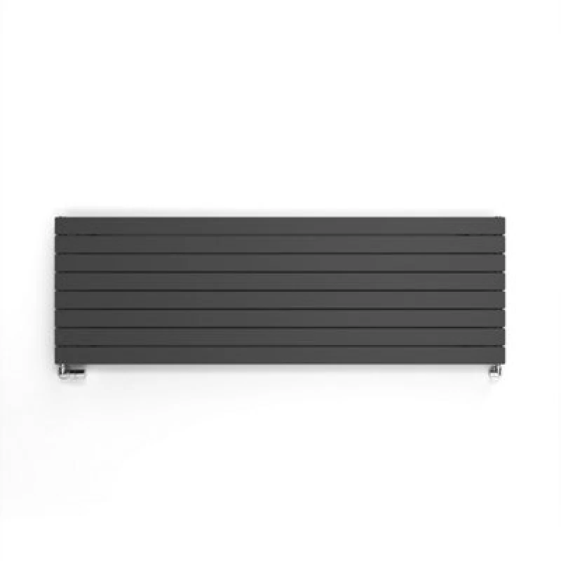 Image of Terma Forte Metallic Grey Hydronic Horizontal Or Vertical Designer 3560Btu Radiator, (W)588mm X (H)1800mm