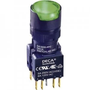 Image of DECA ADA16S6 MR2 A2CG Pushbutton 250 V AC 5 A 2 x OffOn IP65 momentary