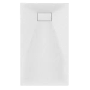 Image of Veloce Uno Rectangular Shower Tray 700X1000mm - White