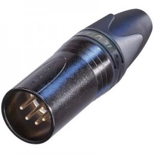 Image of Neutrik NC5MXX-B XLR connector Plug, straight Number of pins: 5 Black