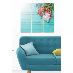 Image of MDF7215450 Multicolor Decorative MDF Painting (3 Pieces)