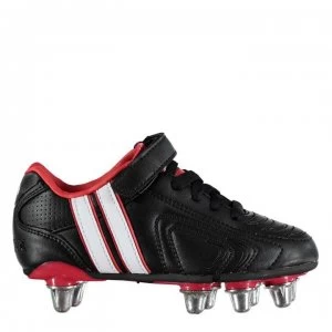 Image of Patrick Power X Childrens Rugby Boots - Black/White