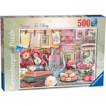 Image of Vintage Tea Party Jigsaw Puzzle - 500 Pieces