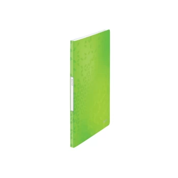 Image of WOW Display Book Polypropylene 20 Pockets 40 Sheet Capacity A4. Green - Outer Carton of 10