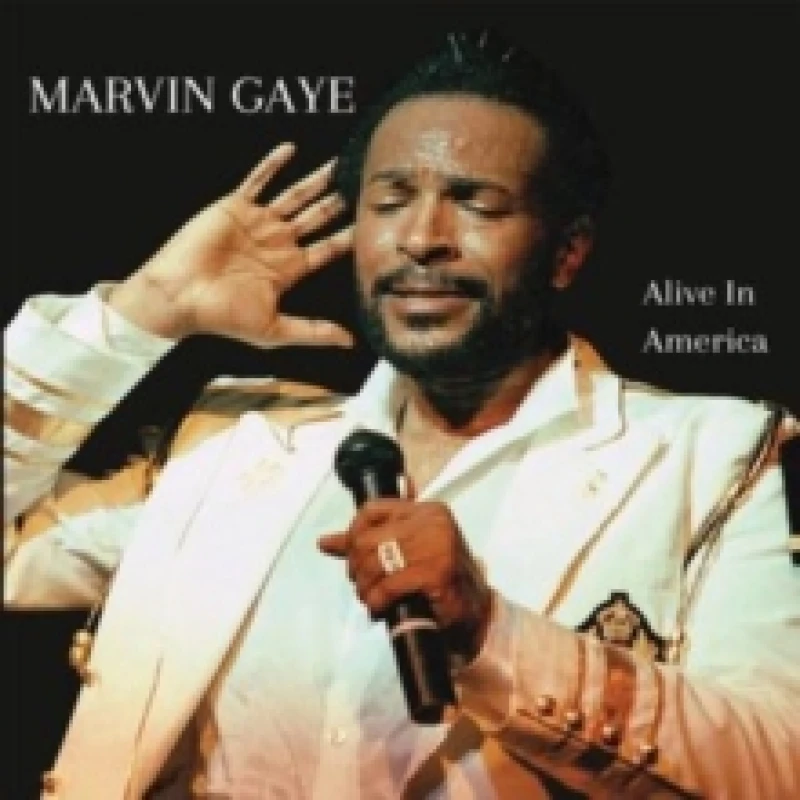Image of Marvin Gaye Alive In America [Clear Marble Vinyl] 2x Vinyl LP Black unisex