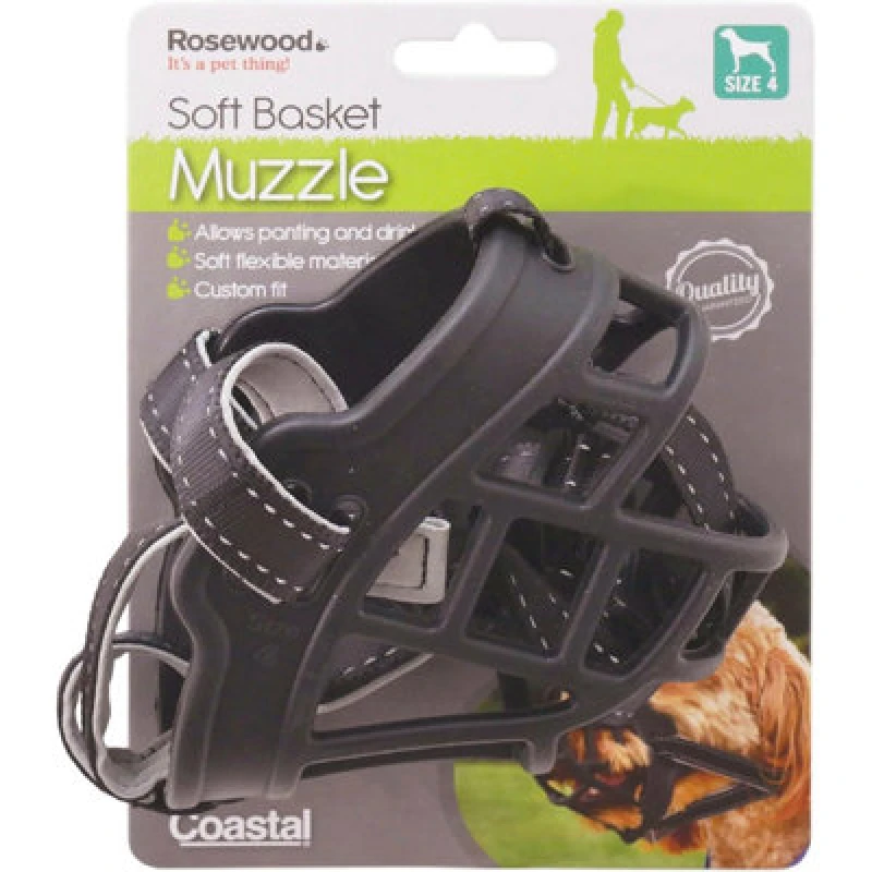 Image of Rosewood Soft Basket Dog Muzzle - Size 4