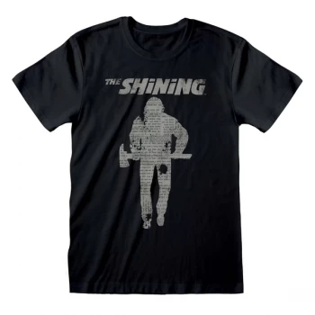Image of Shining - Silhouette Unisex Medium T-Shirt - Black
