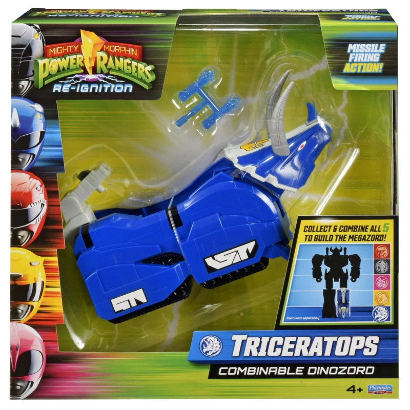 Image of Power Rangers Mighty Morphin Re-Ignition - Triceratops Combinable Dinozord