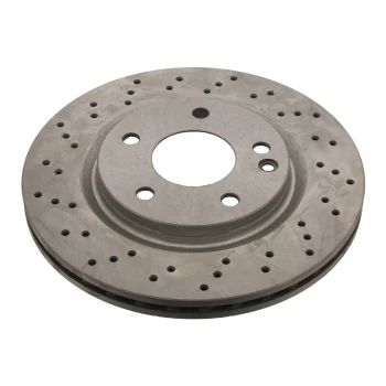 Image of Brake Disc 22996 by Febi Bilstein Front Axle Genuine OE - 1 Pair
