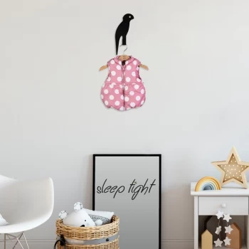 Image of Parrot - Black Metal Wall Hook