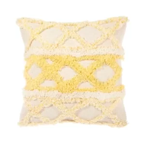 Image of Sass & Belle Yellow Scandi Boho Cushion