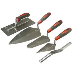 Image of Faithfull 5 Piece Soft Grip Handle Trowel Set