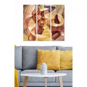 Image of MDF128916974 Multicolor Decorative MDF Painting (3 Pieces)