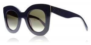 Image of Celine 41093S Sunglasses Blue / Tortoise 273Z3 46mm