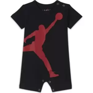 Image of Air Jordan Jordan Short Sleeve Romper - Black